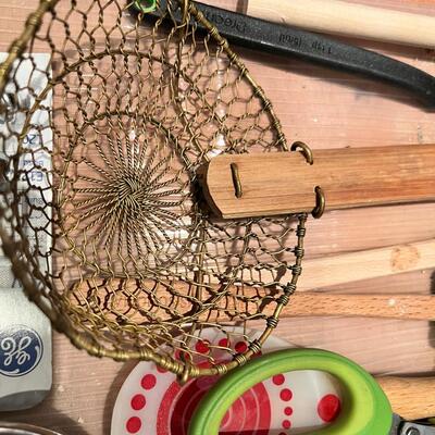 2 Drawers, silicon mini spatulas, graters, kitchen tools