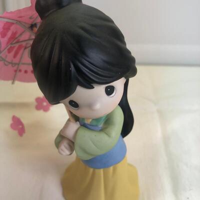 Precious Moments Disney from the movie  Mulan "Every Flower Blooms In Its Own Time" # 154013