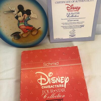 1989 Mickey Mouse ANRI Toriart collector plate Italy