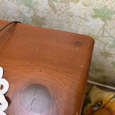 Country Night Stand #1 Cherry Wood 3 Drawer