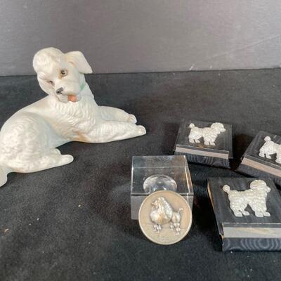 Lot 203  Poodle Lot. Boehm Porcelain