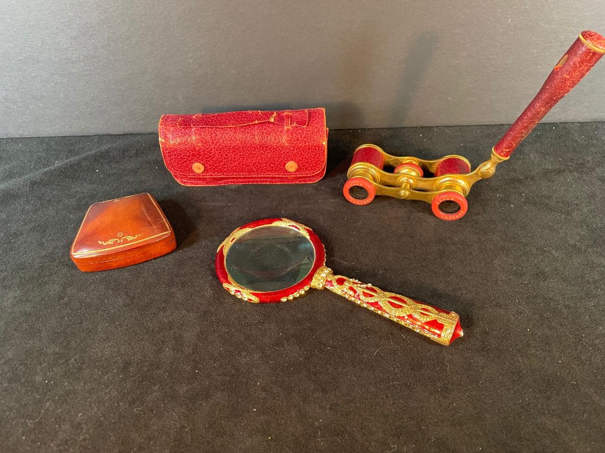 Lot 212. Antique Opera Glasses, etc