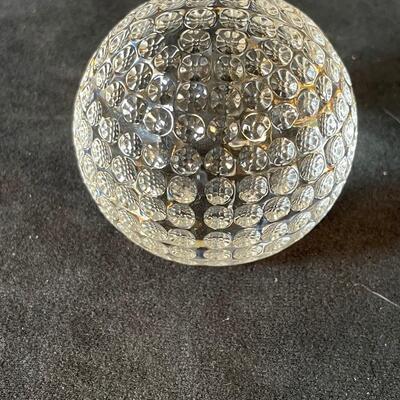 Lot 213. Waterford Crystal Golf Ball Paperweight