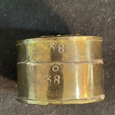 Lot 215  Vintage Leather Box