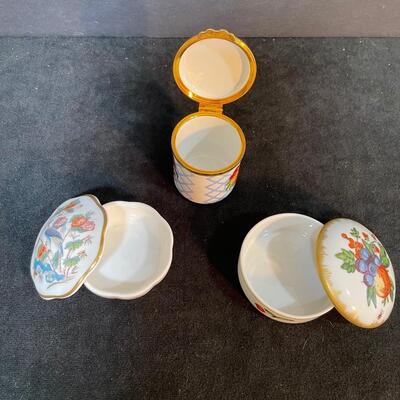 Lot 216. Three Vintage Trinket Boxes