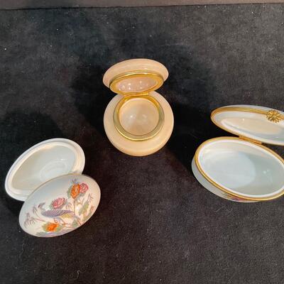Lot 217. Three Trinket dishes
