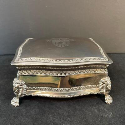 Lot 219 Military Academy Box and Two Vintage Military Books