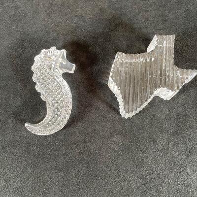 Lor 223  Two Waterford Crystal Paperweights
