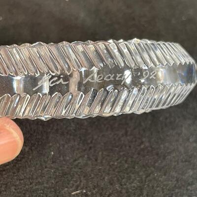Lor 223  Two Waterford Crystal Paperweights