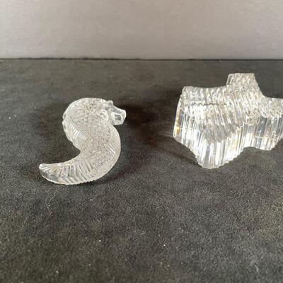 Lor 223  Two Waterford Crystal Paperweights