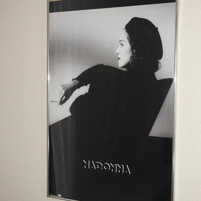 Framed Madonna print