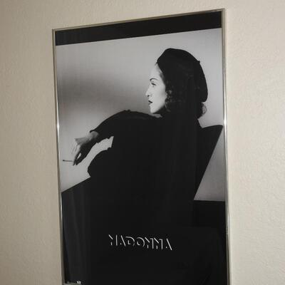 Framed Madonna print