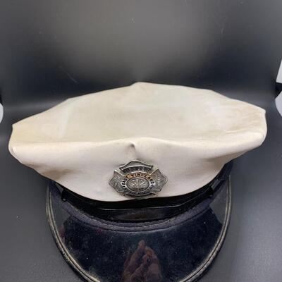Vintage Fire Hat East Vineland New Jersey Volunteer Fire Co. by Sentry - Union made - Size unknown
