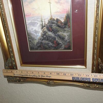 Thomas Kinkade print  lamplight manor