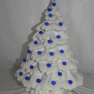 Ceramic lighted Christmas tree