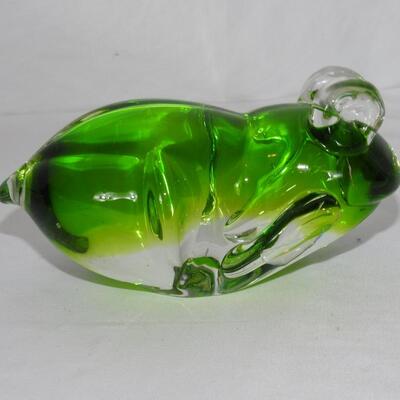 Glass Art frog