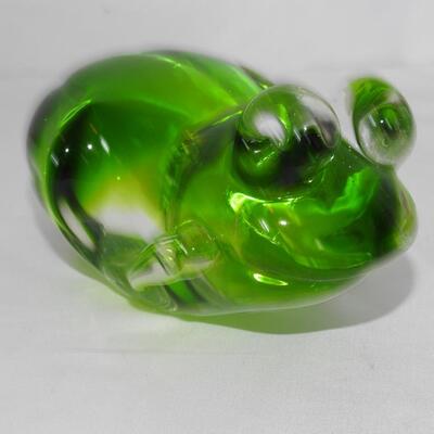 Glass Art frog
