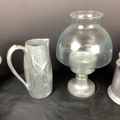 5151 Lot of Pewter Tankards & Pitchers