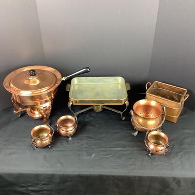 5157 Assorted Copper Cookware & German Copper Pots