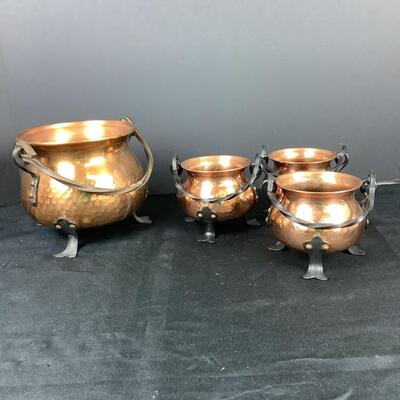 5157 Assorted Copper Cookware & German Copper Pots