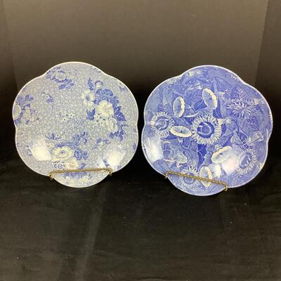 5161 4 Spode Blue Room Collection Plates