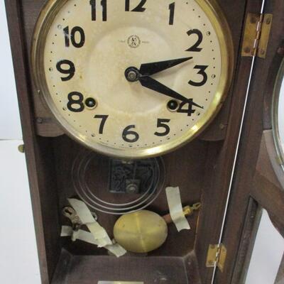 1920's Sankosha Nagoya Japan Wall Clock