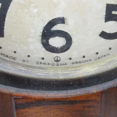 1920's Sankosha Nagoya Japan Wall Clock