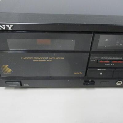 SONY Stereo Cassette Deck TC-W320