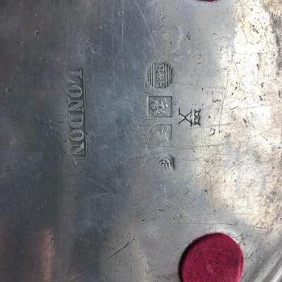 Pair of Vintage Pewter Platters