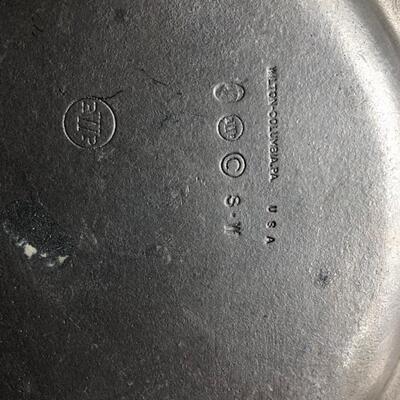 Pair of Vintage Pewter Platters