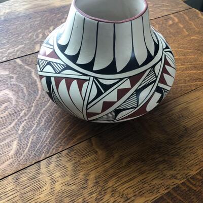 Native American Vase - Signed