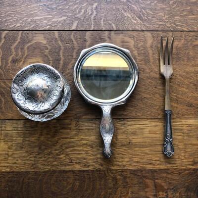 Vintage Sterling Dresser Set