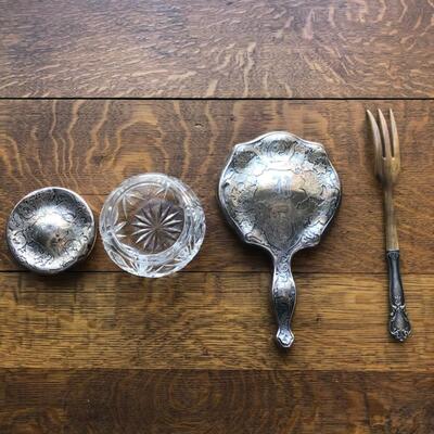 Vintage Sterling Dresser Set