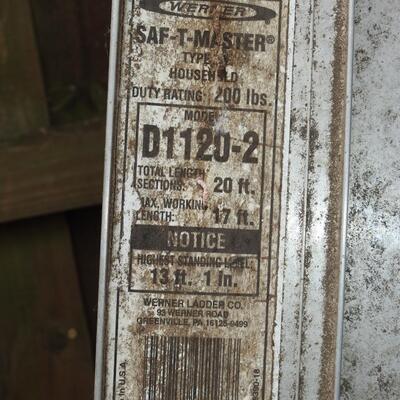 Werner aluminum ladder