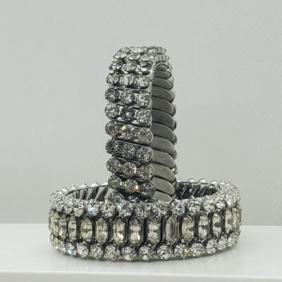 LOT::22G Vintage Art Deco Stretch Bracelets