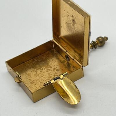 LOT 42: Vintage Goldtone Pocket Ashtray