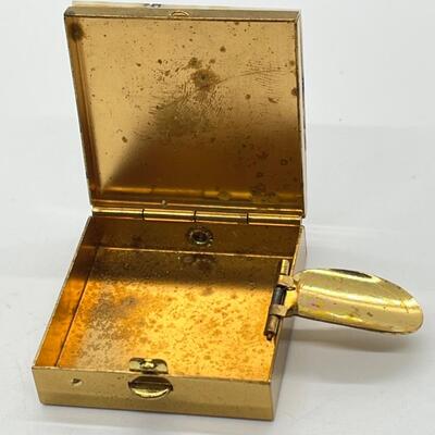 LOT 42: Vintage Goldtone Pocket Ashtray