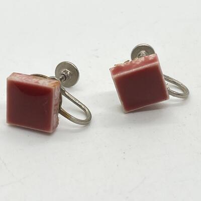 LOT 44:  Vintage Earrings - Pierced and Clip-On