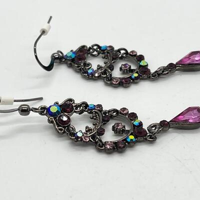 LOT 44:  Vintage Earrings - Pierced and Clip-On