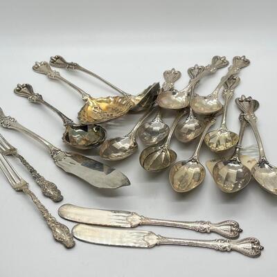 LOT 47: Vintage Sterling Silverware Set