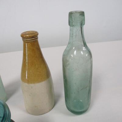 Collection Of Vintage Bottles