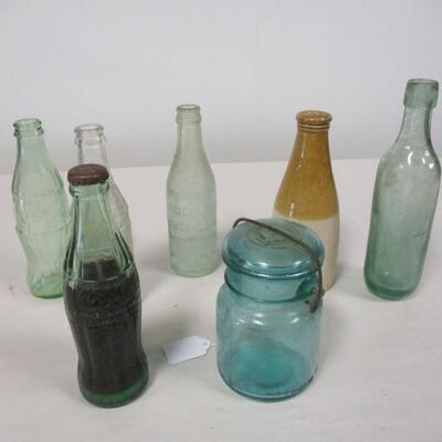 Collection Of Vintage Bottles