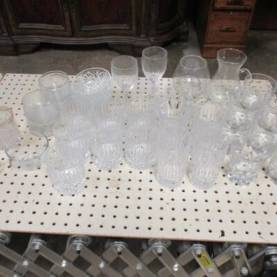 Collection Of Clear Glass