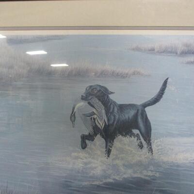 Signed Dave Chapple Dog Print