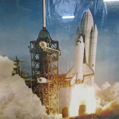 First Launch Of Space Shuttle Columbia Poster