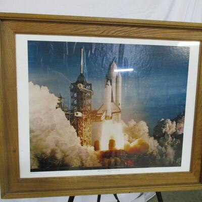 First Launch Of Space Shuttle Columbia Poster