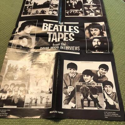 Original The Beatle Tapes from David Wigg Interviews POSTER