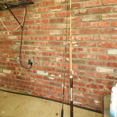 Fiberglass fishing poles