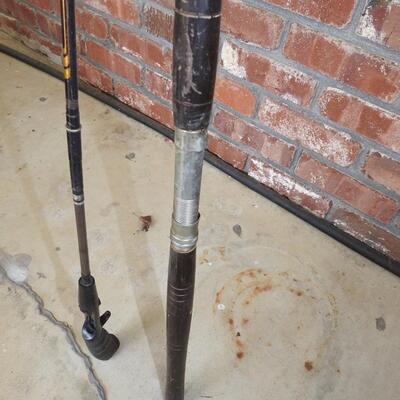 Fiberglass fishing poles