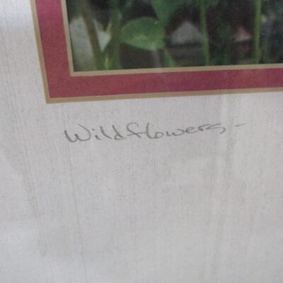 Signed Charlotte Tell Art "Wildflowers"